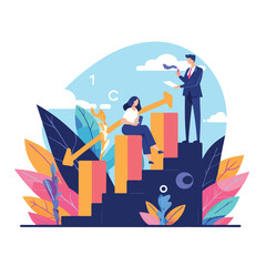 Infographic illustration in vector format