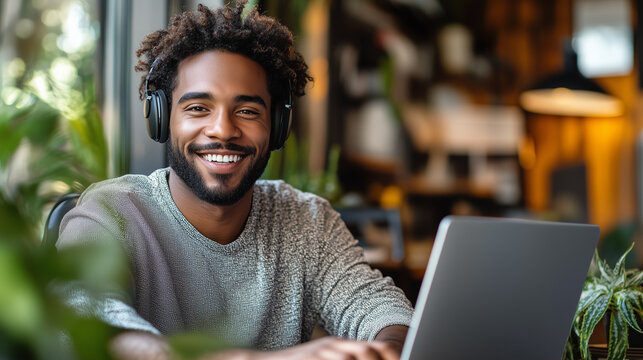 Virtual Learning: African American Male Student Excelling in Online Education.