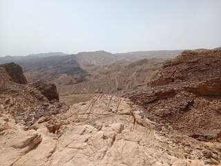 landscape of the mountains