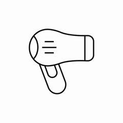 hair dryer icon sign vector
