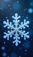 snowflake on snow a futuristic background, snowflake, vector