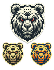 Bear Head Mascot - Vector  - for Sports team 