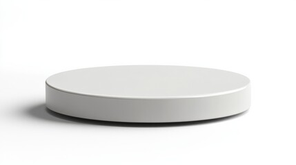 Minimal White Podium Display