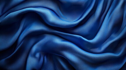 Fototapeta premium Luxurious Blue Fabric Texture