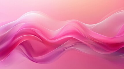 Abstract Pink Waves