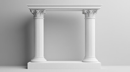 Ancient Greek Columns Architecture