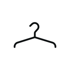 Hanger bedroom icon vector basic design concept