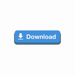 download button ui icon sign vector