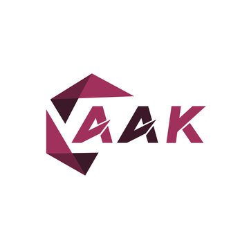 AAK creative minimalist letter logo. AAK unique vector initials alphabet letter logo design