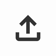 file upload icon sign vector