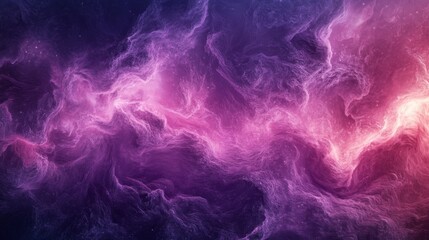 Fototapeta premium Ethereal Purple Nebula Background