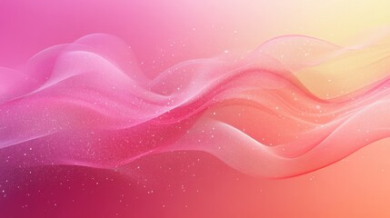 Abstract Pink Wave Background