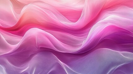 Obraz premium Abstract Pastel Fabric Waves