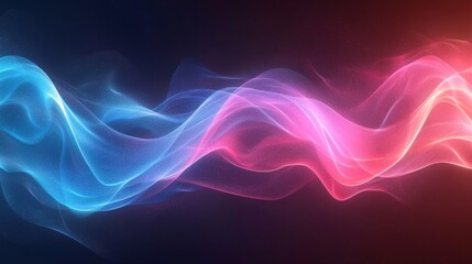 Fototapeta premium Colorful Light Wave