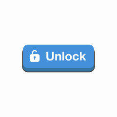 unlock safety button icon sign vector