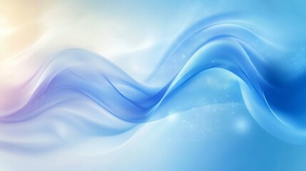 Naklejka premium Abstract Blue and Purple Waves
