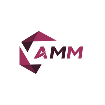 AMM creative minimalist letter logo. AMM unique vector initials alphabet letter logo design
