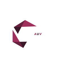AUU creative minimalist letter logo. AUU unique vector initials alphabet letter logo design