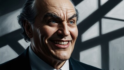 Fototapeta premium Close-Up Portrait of a Male Manipulator