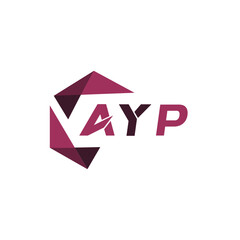 AYP creative minimalist letter logo. AYP unique vector initials alphabet letter logo design
