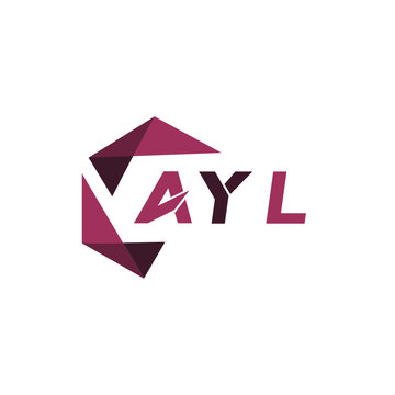 AYL creative minimalist letter logo. AYL unique vector initials alphabet letter logo design