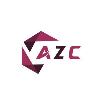 AZC creative minimalist letter logo. AZC unique vector initials alphabet letter logo design