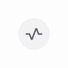 activity pulse icon sign vector