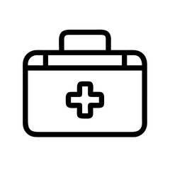 Obraz premium Icon of a First Aid Kit