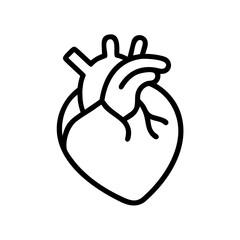 Icon of a Heart Organ
