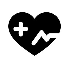 Obraz premium Icon of a Health Heart