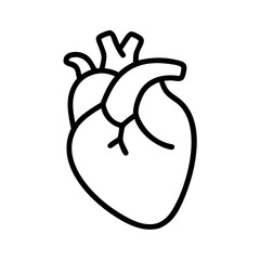 Icon of a Heart Organ