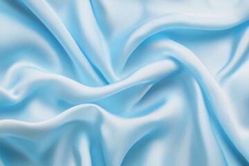 Obraz premium Light Blue Silk Fabric Texture