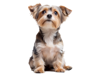 yorkshire terrier isolated on white