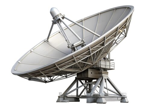 satellite dish on a roof