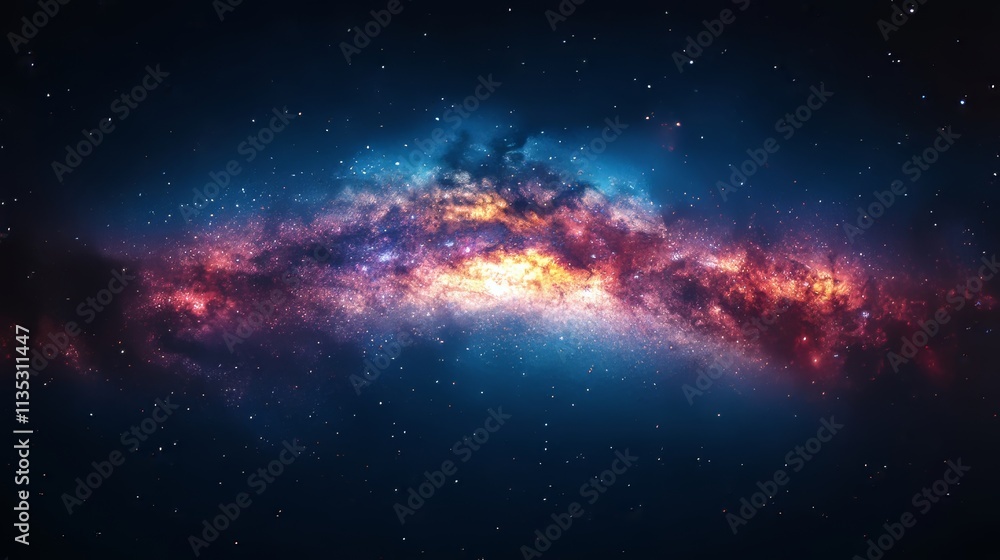 Canvas Prints 360-degree hdri environment map of panoramic virtual reality stellar systems and nebulae