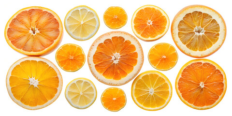 Obraz premium orange slices background