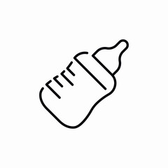 baby milk bottle icon sign vector