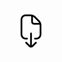 file download icon sign vector