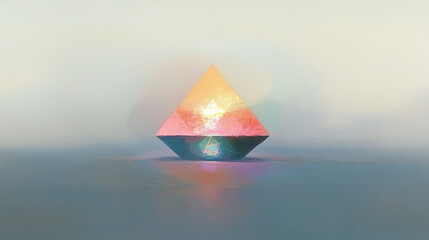 Glowing Pyramid