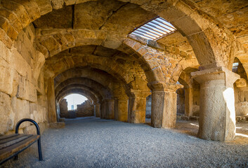 Tripolis ancient city ruins, Denizli, Turkey.
