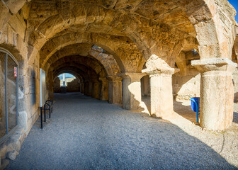 Tripolis ancient city ruins, Denizli, Turkey.
