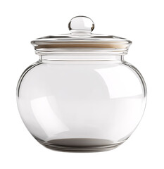 Airtight Cookie Jar for Freshness & Storage - Isolated on White Background