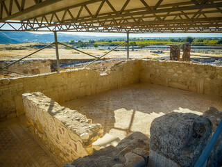 Tripolis ancient city ruins, Denizli, Turkey.
