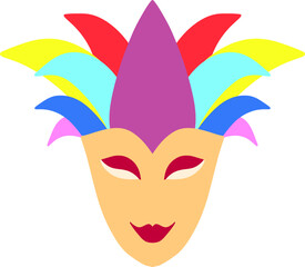 Harlequin mask 