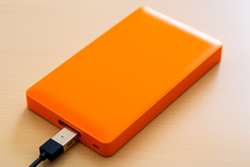 High-capacity external hard drive designed for fast data transfer and professional use.