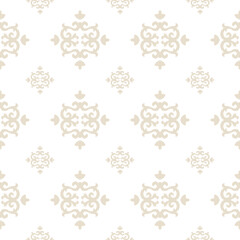 Classic Elegance. Seamless vintage pattern background design