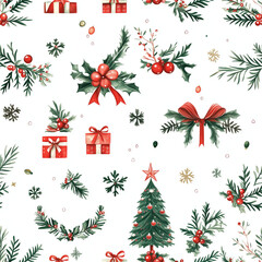 Carta di regalo per Natale. Tile. Si può comporre per formarne una più grande.