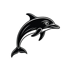 A dolphin vector illustration design