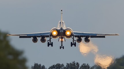 View from Directly Below a Jet at Takeoff