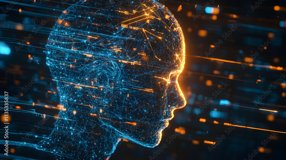 Poster an exploration of artificial intelligence and machine learning in business technology.